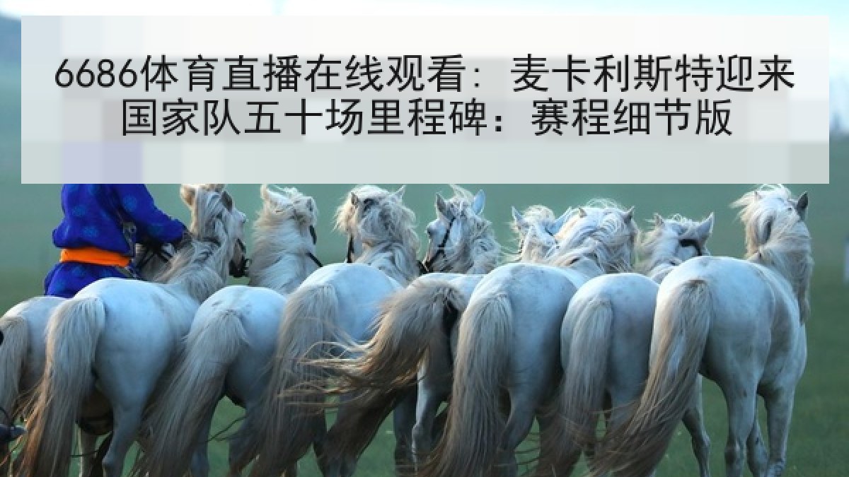 6686体育直播在线观看: 麦卡利斯特迎来国家队五十场里程碑：赛程细节版